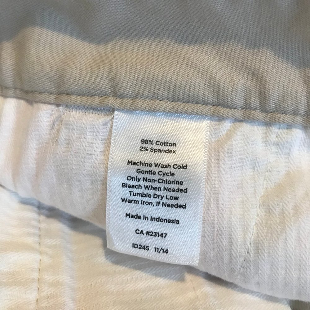 Talbots 10 / Large The Weekend Chino Ankle Pants Floral Mid Rise Straight - Picture 9 of 10